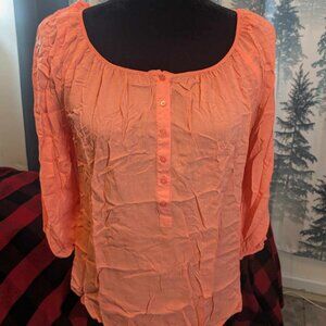 Light Orange Ladies Summery Blouse